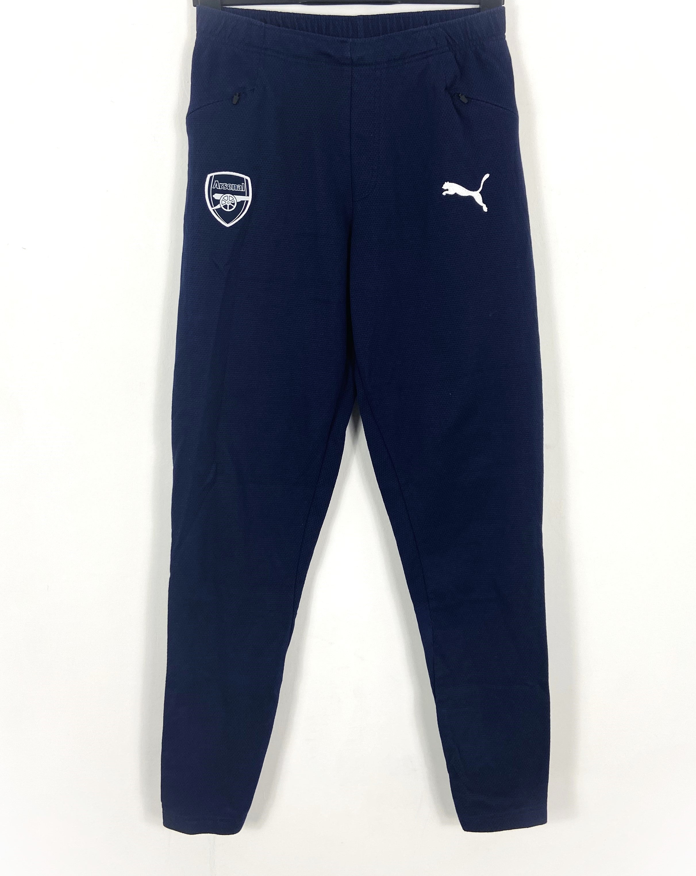 Puma Arsenal Track Pants Mens Medium Blue Logo Soccer Tapered  eBay