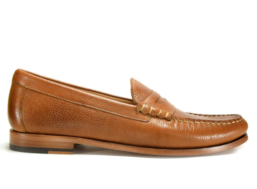 Drake tan penny loafer – Warfield & Grand