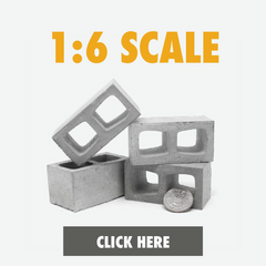 1:6 scale mini building materials