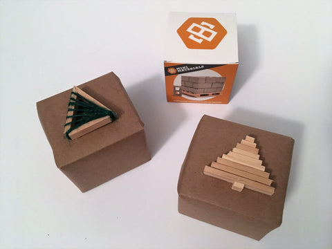 mini materials 25 mini diys of christmas miniature 2x4 lumber gift wrap