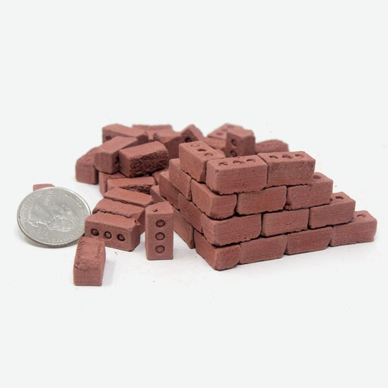 How to make a Miniature Red Brick Wall – Mini Materials