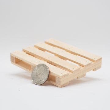 Marketing Square Mini Pallet Wood Coasters (3 x 3 x 0.75)