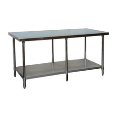 GSW WT-EE3096 Economy Stainless Steel Work Table