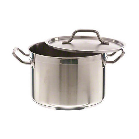 Stainless Steel Stock Pot with Cover, 8 qt.