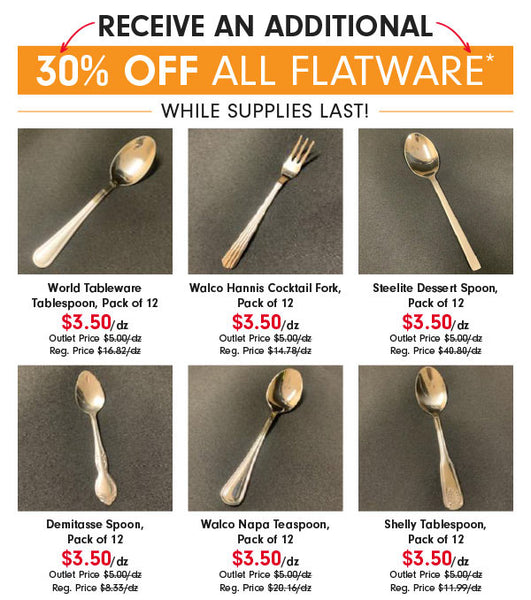 Outlet Store Promo - Flatware