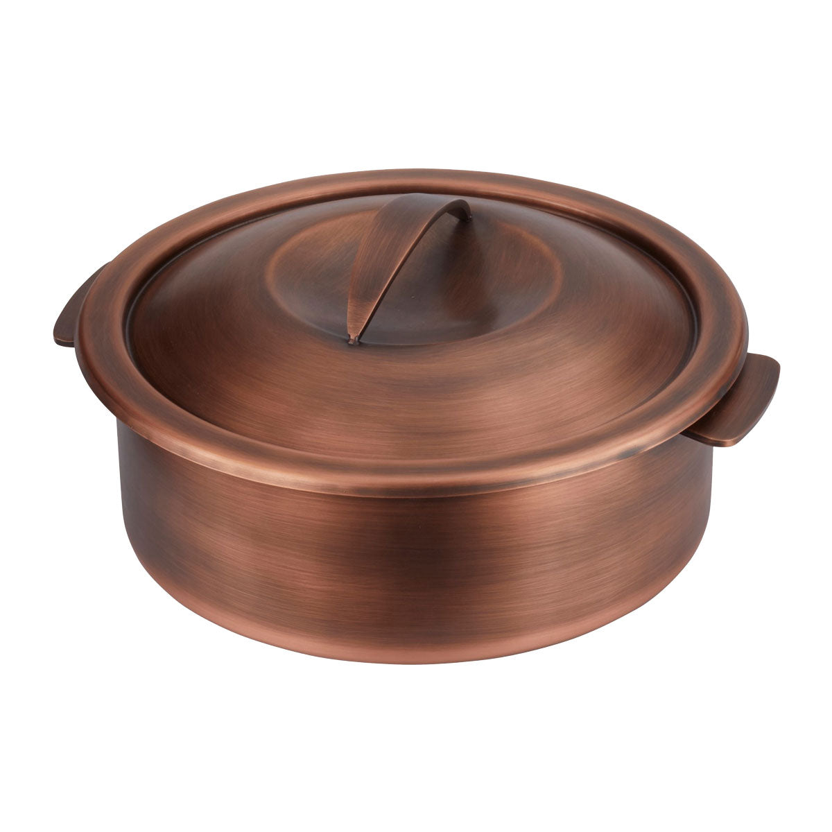 Spring 2272-5/27 Servella Round Buffet Server, Copper, 4 qt.