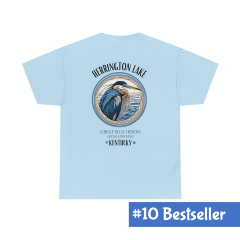 #10 The Great Blue Heron Wildlife Collection Tee