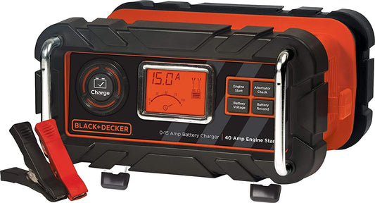 Black & Decker BC25BD 25 Amp Bench Battery Charger with 75 Amp Engine Start