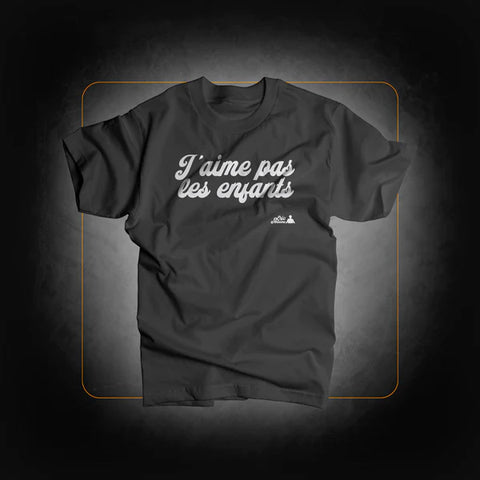 t-shirt I don't like children Eric Antoine