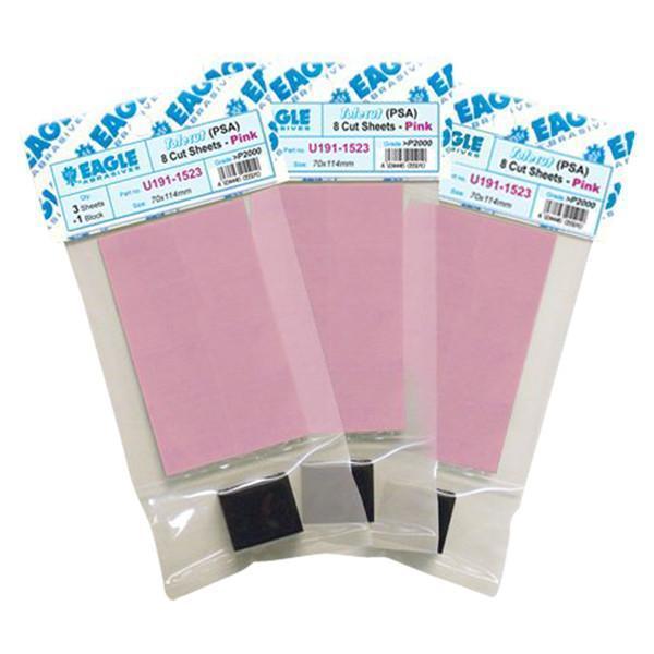 Tolecut Block Sheets Kit (1500 Grit 8 Cut 3 Sheets & Block)