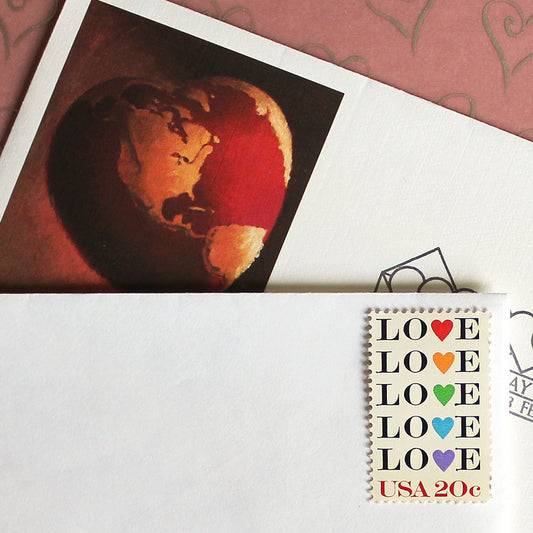 10 Vintage Love Stamps Unused Postage - The Very First LOVE Stamp –  Edelweiss Post