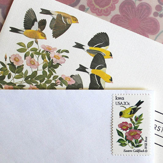 20c Ohio State Bird and Flower Stamps - Pack of 5