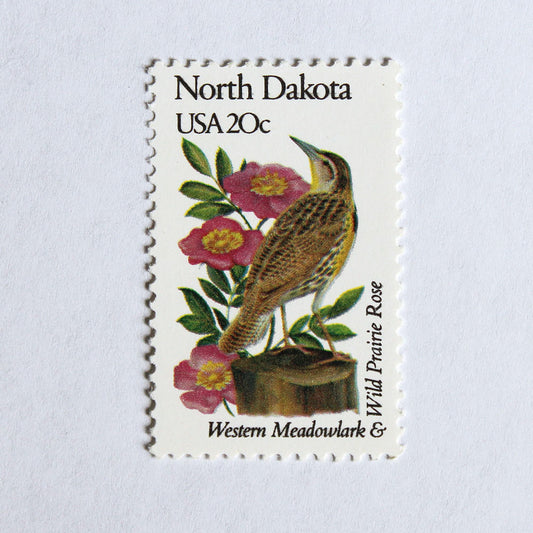 20c Ohio State Bird and Flower Stamps .. Vintage Unused US Postage Stamps  .. Pack of 5 – treasurefoxstamps