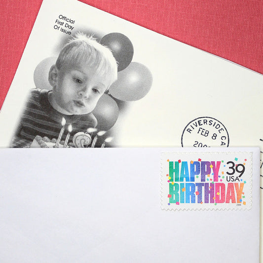 Five 22c Happy Birthday Stamp Unused US Postage Stamps Pack of 5 Stamps  Birthday Cake & Candle Special Occasion Stamps for Mailing -  Sweden