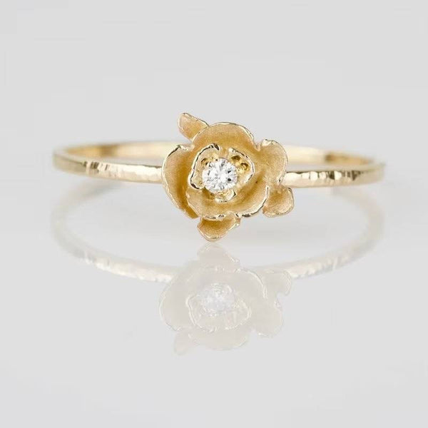 A delicate rose ring