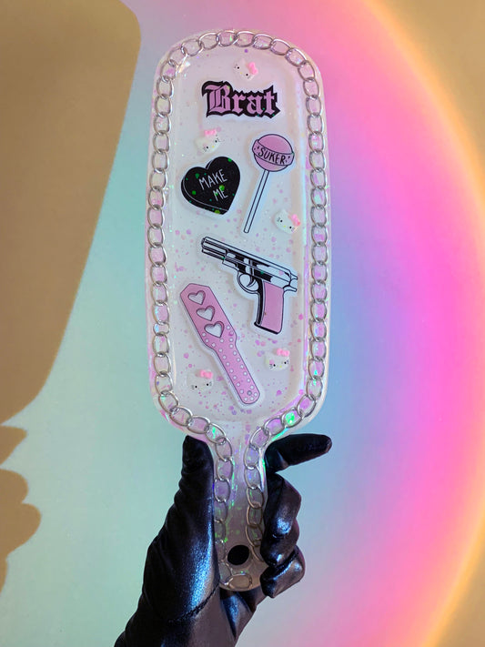 Rose Love Resin Spanking Paddle, BDSM Epoxy Resin Paddle – Vixen's Hidden  Desires™