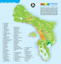 Bonaire Dive Map