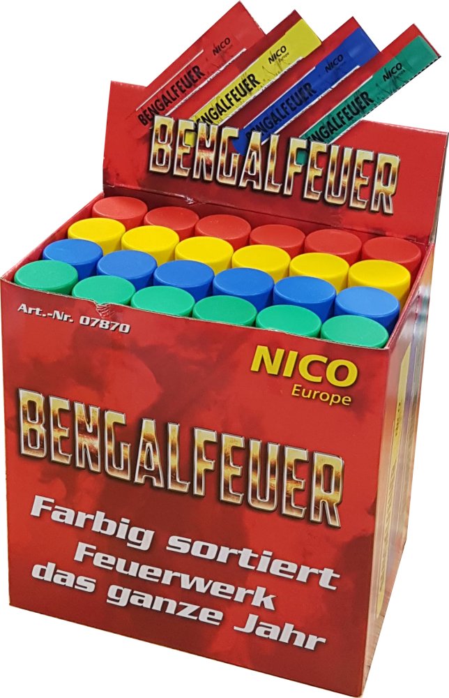 Grüne Bengalos / Bengalische Feuer / Leuchtfackeln kaufen