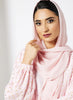 pattern elastic sleeves abaya