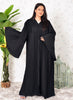 flared sleeve abaya