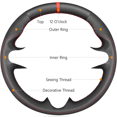 custom steering wheel cover