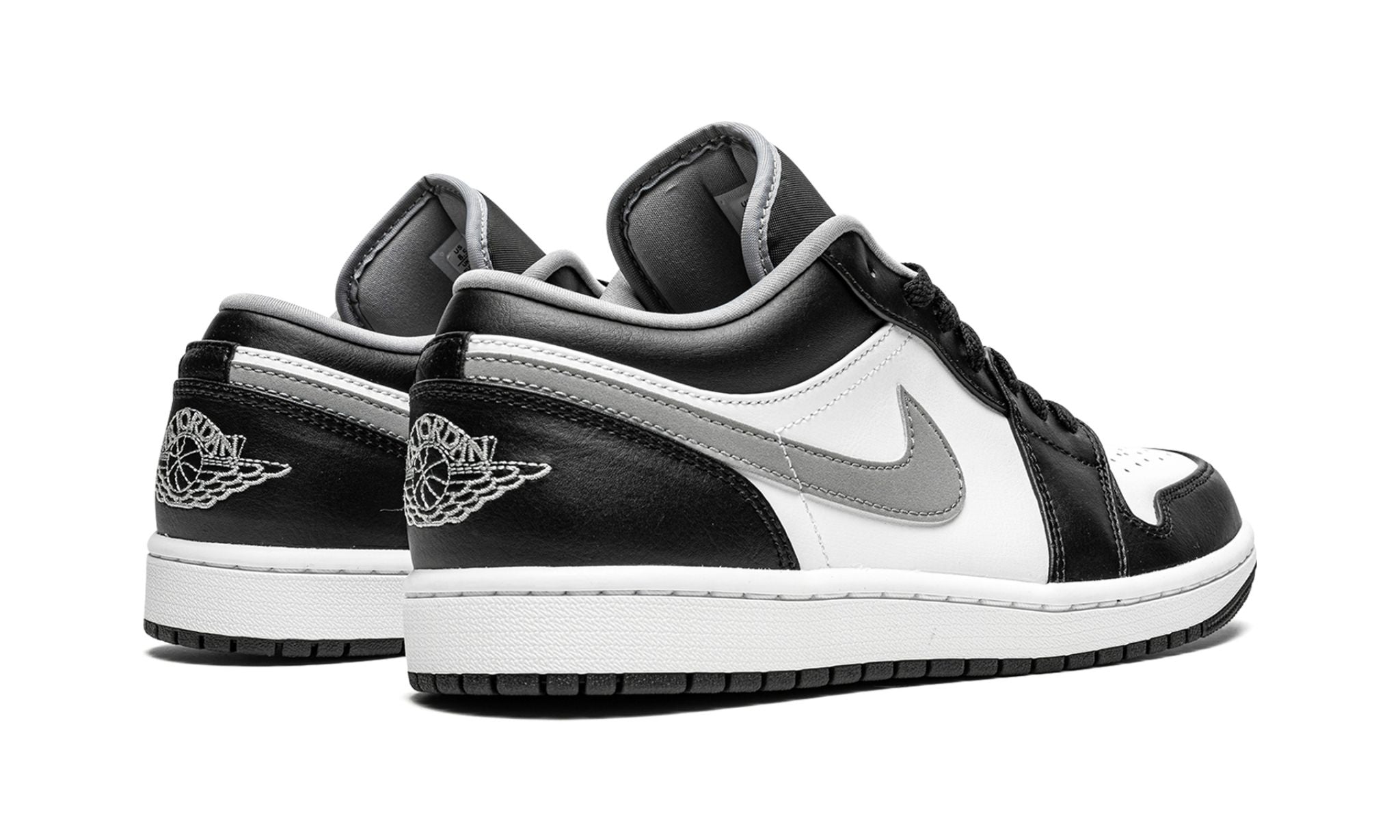 jordan 1 low black white particle grey