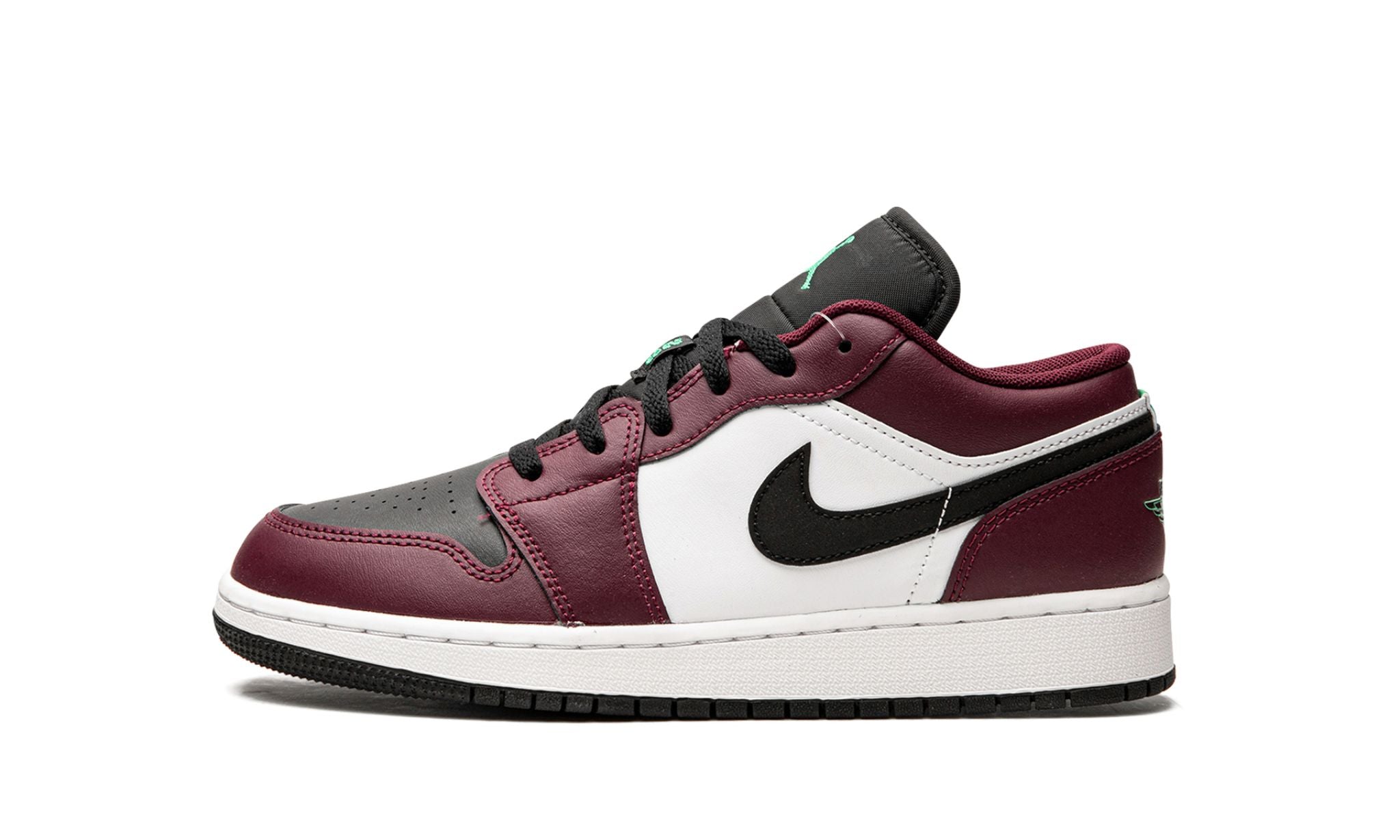 burgundy low top jordans