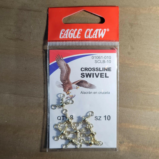 Eagle Claw CrossLine Swivels Size #6 6pk
