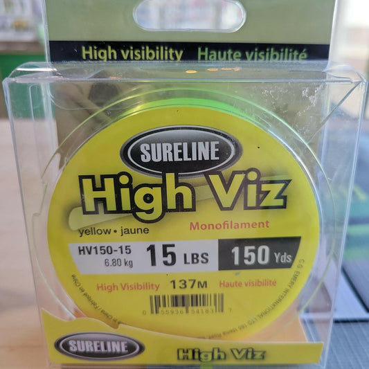 Sureline High Viz Monofilament Line 8lbs 150yds