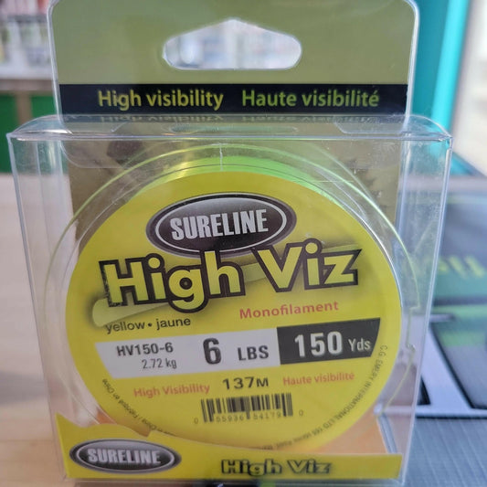 Sureline High Viz Monofilament Line 12lbs 150yds