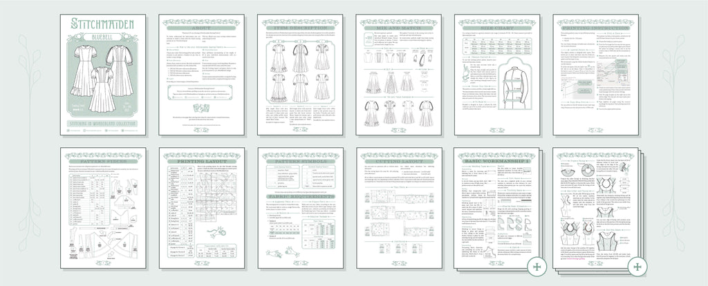 About the Patterns - Overview of Sewing Instruction Pages 