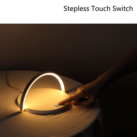 Wireless Charger With LED Lamp