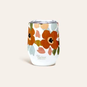 12 oz Wine Tumbler | Everlasting Blooms - Piper Jo & Co