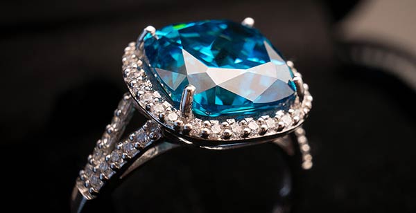 colored gemstone ring