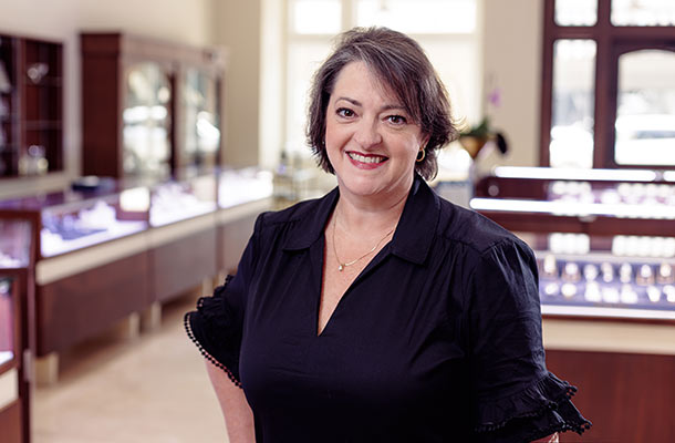 Lisa Hayes from Elebash's Jewelers