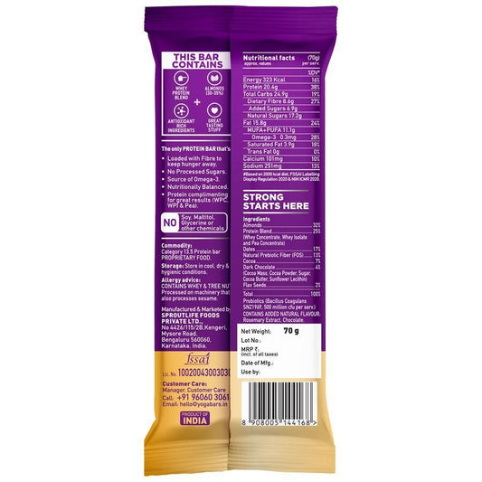 Buy Yoga Bar Breakfast Apricot Fig Protein Bar 50 g Online at Best Prices  in India - JioMart.