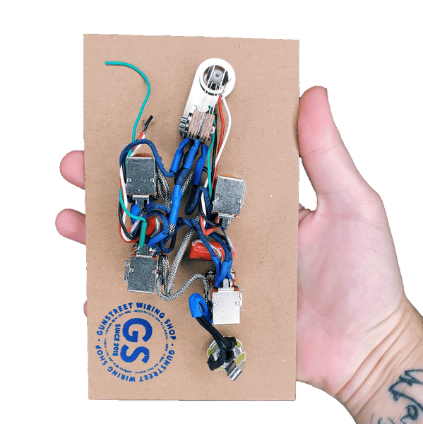 a picture of Gunstreet's Jimmy page circuit made for a SG