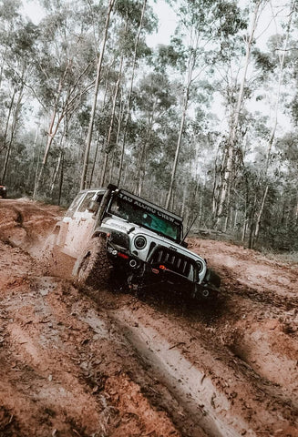 4WD in mud and never get stuck. 