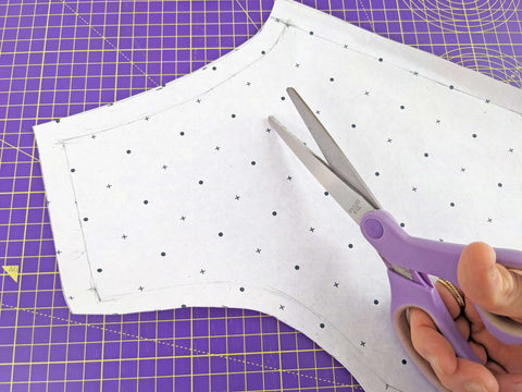 Cut pattern piece replicate jacket tutorial