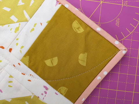 Alternative method sewing binding tape to quilt