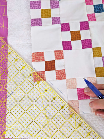 Quilt ruler markings