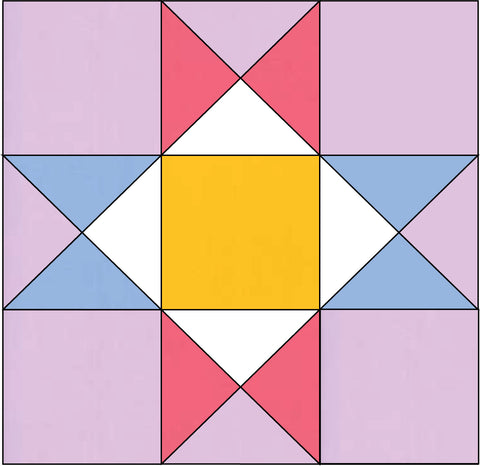 5 inches patch block example