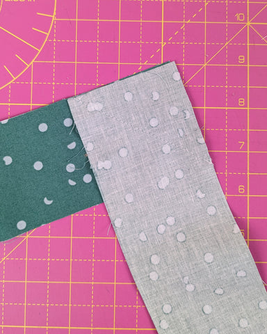 Bias binding strips quilt border tutorial CocoWawa pattern