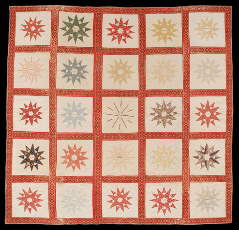 Quilt created in North America for a married couple