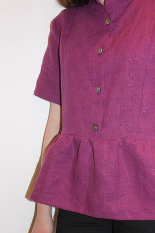 Anna Honeycomb tester shirt dress sewing pattern