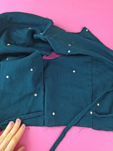 Side seam Honeycomb shirt dress sew along sewing pattern easy