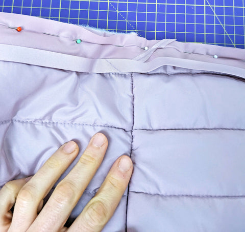 Bias binding self jacket sewing