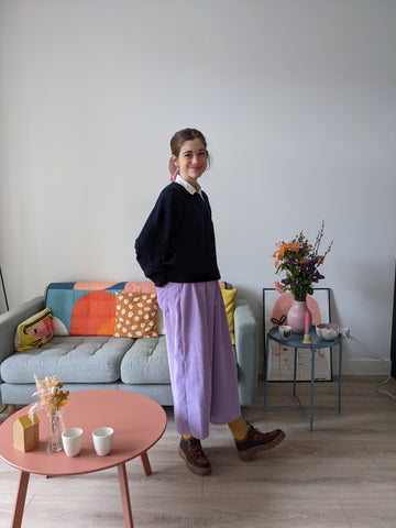 Cherry culottes and shorts sewing pattern