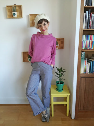 Cinnamon trousers sewing pattern easy beginners