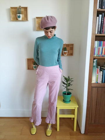 Cinnamon trousers sewing pattern easy beginners